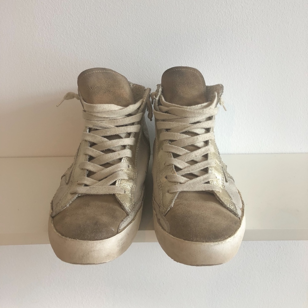 Golden Goose Cream Hightops
